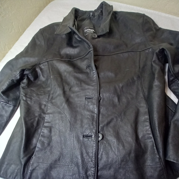 Outbrook Woman 1X Genuine Leather Jacket - Picture 2 of 6